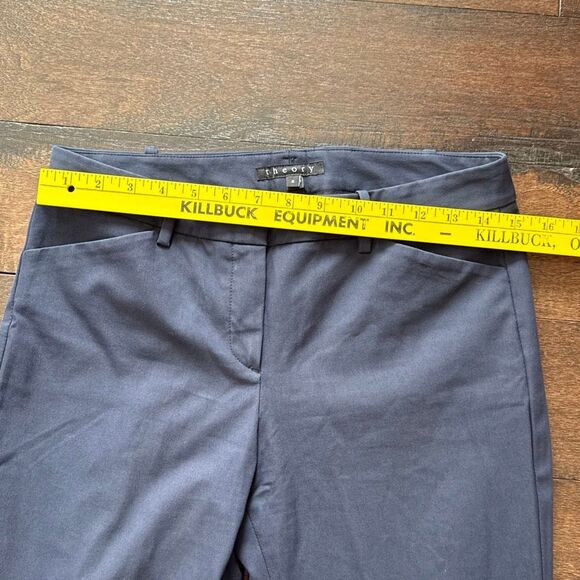 Theory navy blue women’s dress pants size 6 classic closet staple work career bo - Picture 6 of 9